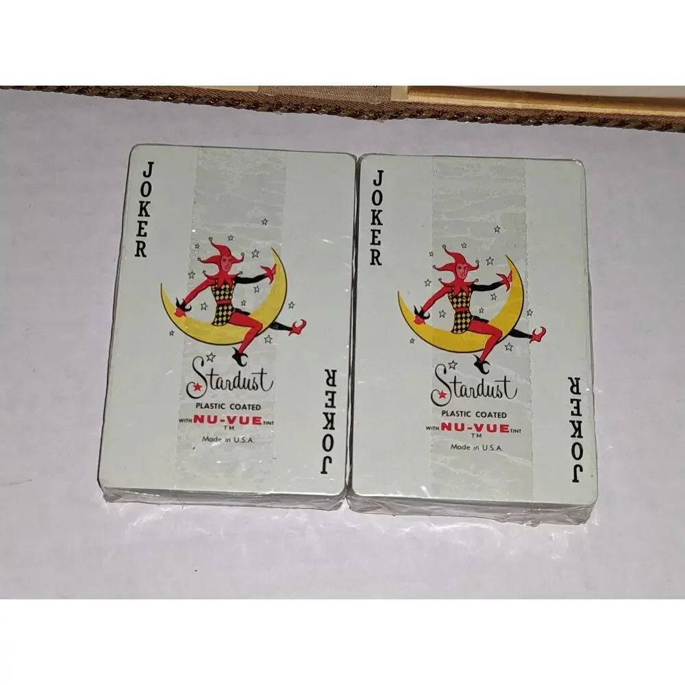 Vintage Bridge Card Set Leather Case Complete Cards Sealed Rummp & Sons Rare